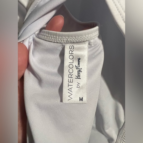 White One Piece with Gold Zipper - The Santorini - Picture 9 of 9